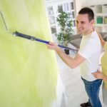 Interior Painting: Paint Fast, Paint Best… Over a Wallpaper